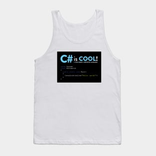 C# is COOL! Tank Top